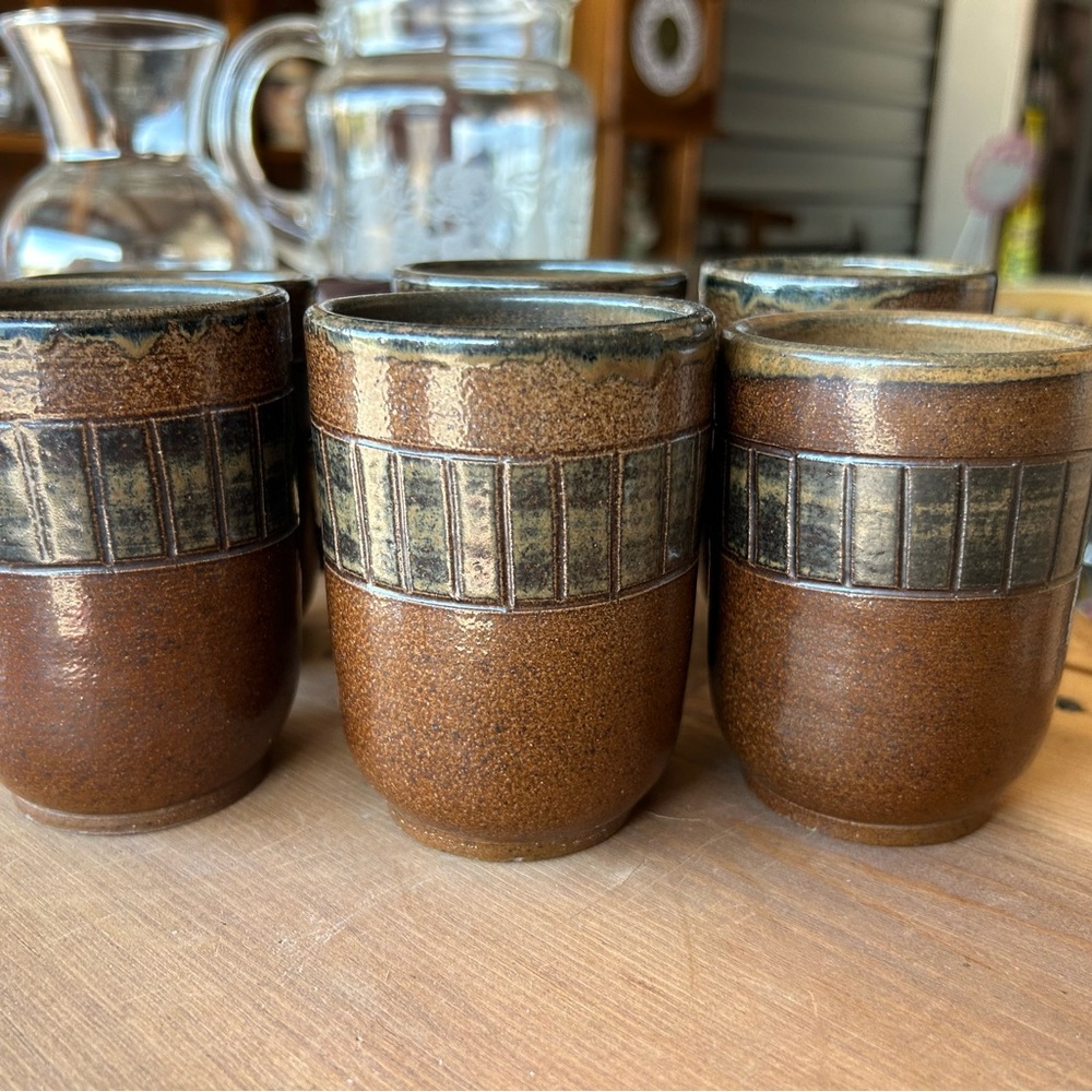 SUPER RARE Tony Ledtje handmade cups